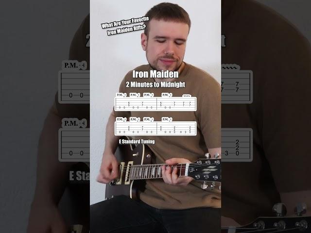 5 Iconic IRON MAIDEN Guitar Riffs