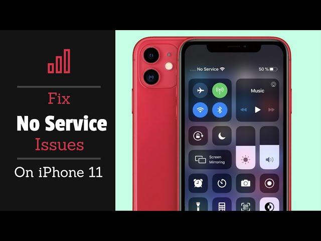 Fix iPhone 11 No Service Issue | Searching / No Network Problem on iPhone solved (3 Ways)