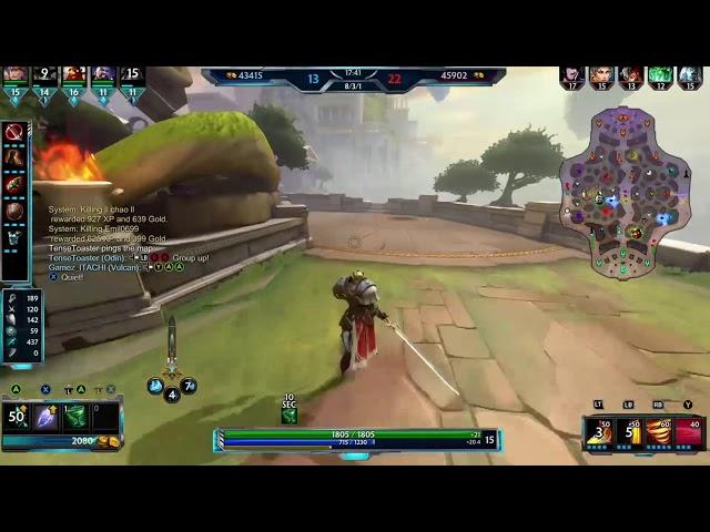 Smite king Arthur go on a rampage.