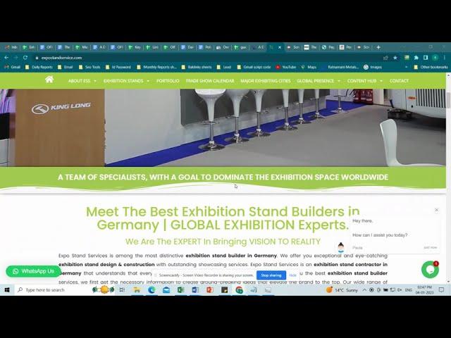 Exhibition Stand Builder | Exhibition Stand Contractor - Expo Stand Services