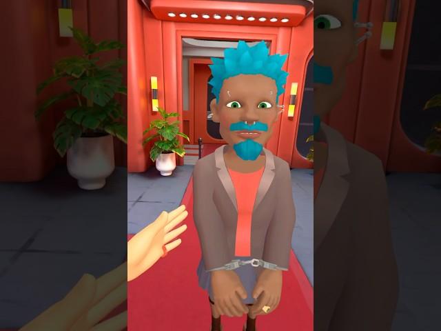 I CAUGHT THE BLUE HEAD MAN | SECURITY GAME | #game #robloxvrgame #robloxedit #funny #vrroblox