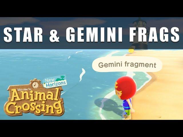 Animal Crossing New Horizons how to get star fragments and Gemini fragments