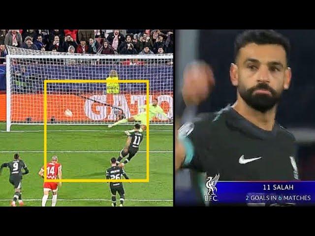 Mo Salah CRAZY penalty goal against Girona | UEFA Champions League