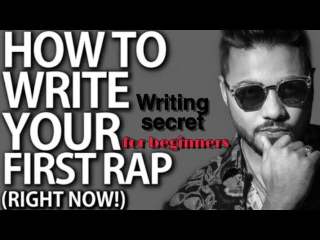 RAPPING CLASS by RAFTAAR || How to write rap for beginners..