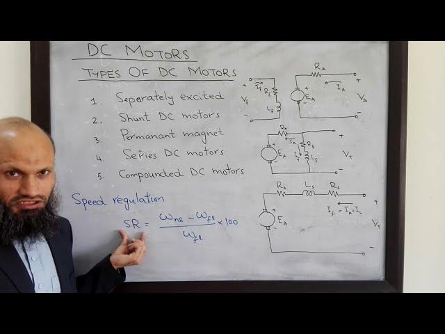 EE213 - 24b - Types of DC motors and speed regulation