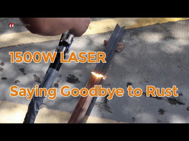 2024 Fiber Laser Cleaning Machine, 1500W Laser Rust Remover