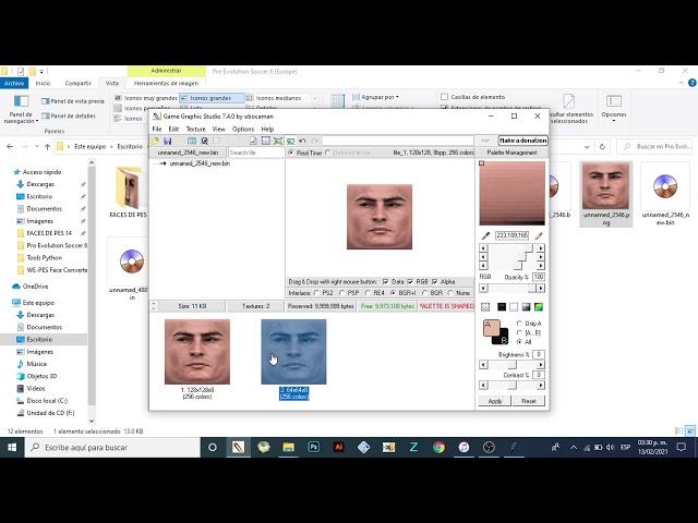 WE-PES Face Converter PS2 | Pes2We & We2Pes (Tool developed with Python)