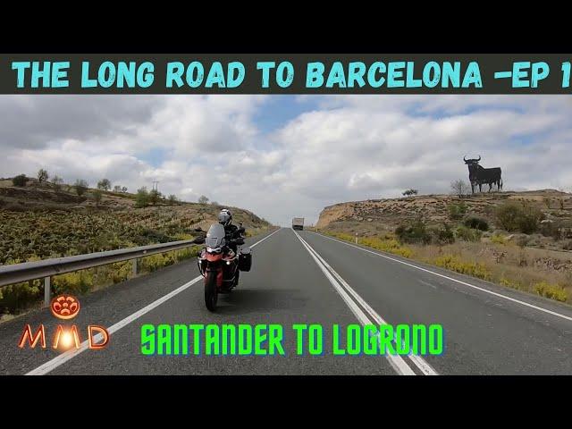 Motorcycle trip to Barcelona by BMW 1250 GSA and Triumph Tiger 900 - Ep 1