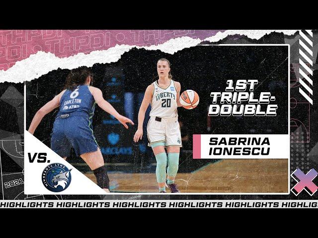 SABRINA IONESCU MAKES HISTORY!! - 1ST TRIPLE-DOUBLE | FULL HIGHLIGHTS | WNBA 2021