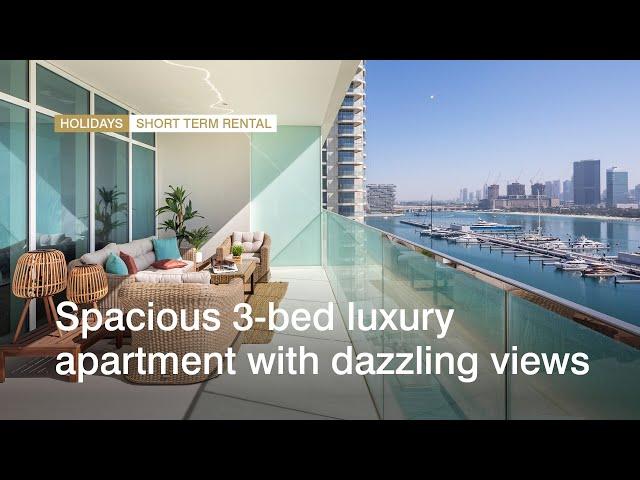 Spacious 3-bedroom luxury apartment with dazzling views