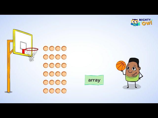 Multiplication Using Arrays | MightyOwl Math | 3rd Grade