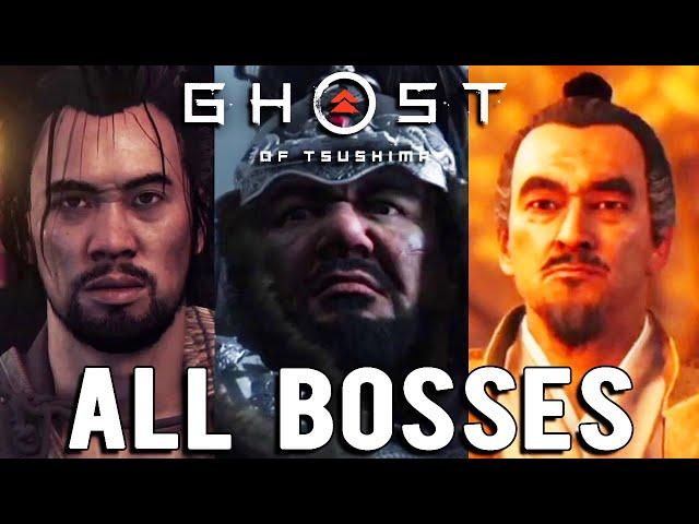 Ghost of Tsushima - All Bosses (Japanese)