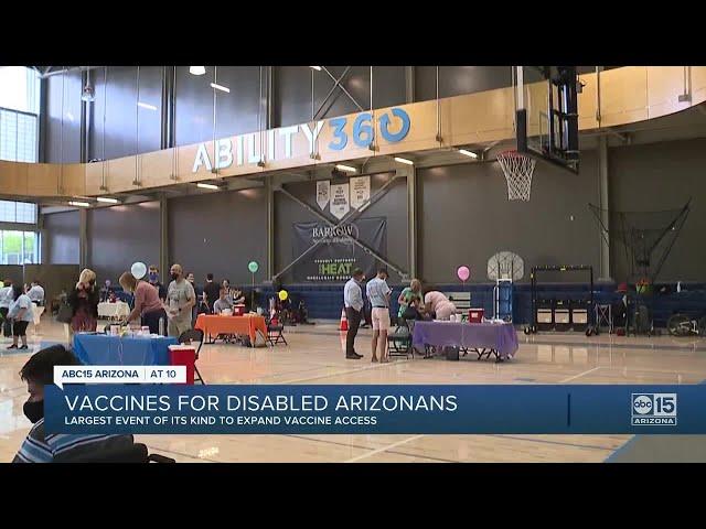 Vaccines for disabled Arizonans at Ability360