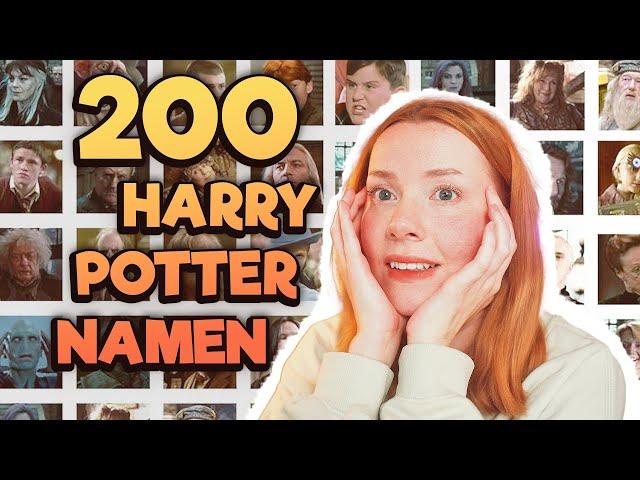 Kennst du noch alle 200 HARRY POTTER CHARAKTERE? | Quiz