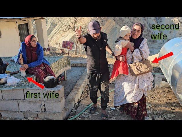 Struggle for security: Throwing the second wife out of the house