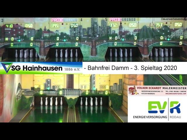 Livestream von SG Hainhausen - Kegeln