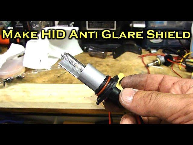 Make HID Anti Glare Shield (Casper Shield) For Reflector Headlight