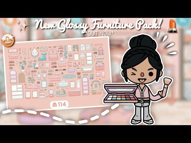 NEW GLOSSY FURNITURE PACK IS OUT NOW!! *UPDATE* l Itz Toca Naomi l Toca Life World l