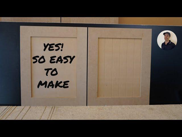 The Easiest way To Make Shaker Cabinet Doors DIY