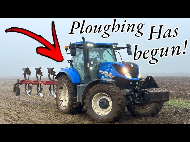 Ploughing has begun! Getting ready for corn before it’s too late!!