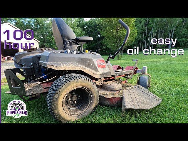 100 hour oil change Toro Timecutter and Ford Ranger tire changeover