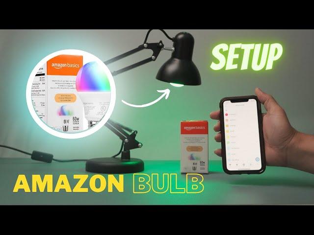 Amazon Basics Light Bulb Setup with the Alexa App. EASY STEP-BY-STEP.
