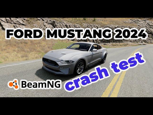 BeamNG – Ford Mustang 2024 Crash Test 