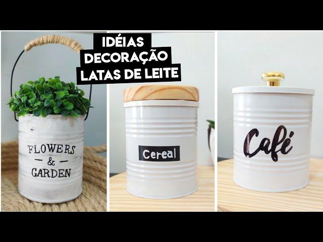 VEJA ESSAS IDEIAS INCRÍVEIS COM LATAS ft. @Prih Gomes - DIY DECORAÇÃO COM LATAS - ARTESANATO