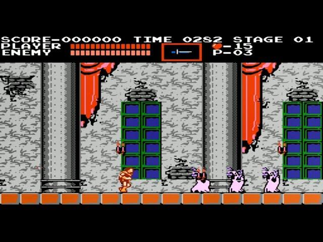 CastleVania ( NES ) 1 mạng phá đảo game lâu đài ma , điện tử 4 nút , game 4 nút huyền thoại