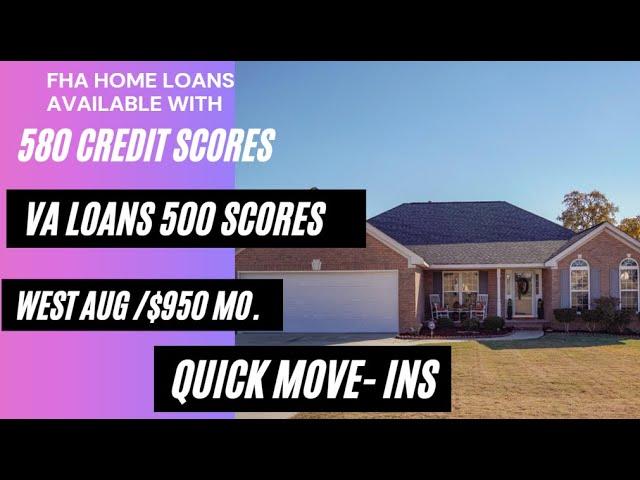 AUGUSTA GEORGIA  - AUGUSTA GA HOMES FOR SALE( VA HOMES LOANS 500 CREDIT SCORES FHA 580 SCORES)