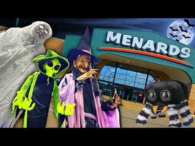 MENARDS HALLOWEEN 2024 ANIMATRONICS INFLATABLES