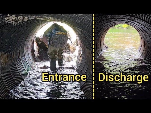 Unclogging Culvert Blocked By A Bog