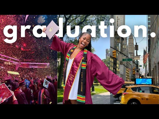 I GRADUATED  college graduation vlog in NYC,  college advice and whats next for me...