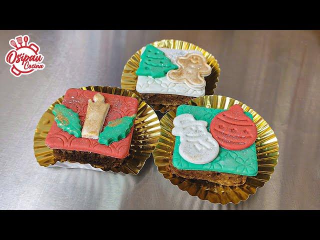 CON ESTE VIDEO aprenderás a  DECORAR BROWNIES NAVIDEÑOS