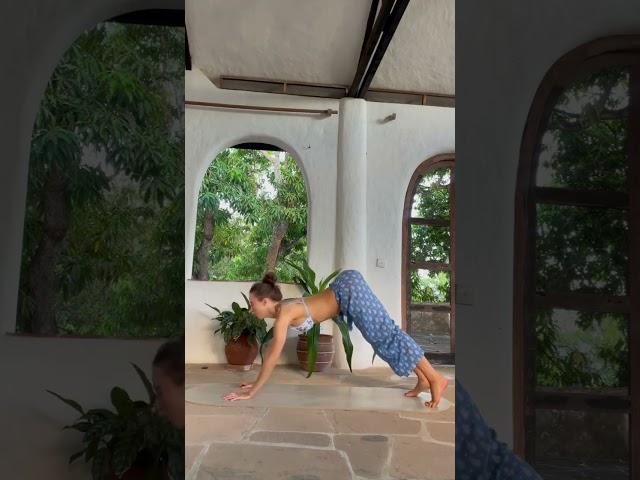 Morning flow in the humidity #morningflow #morningroutine #yogaflow