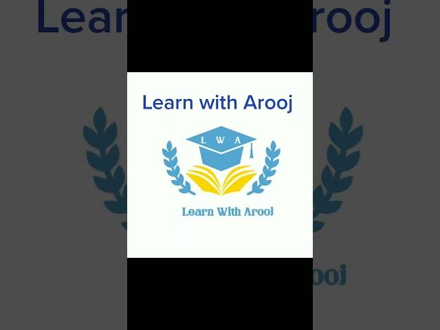 Subscribe my channel/ Learn with Arooj/Learn With Arooj