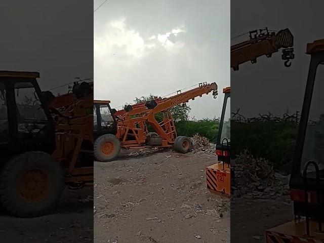 Jodhpur crane service in the power #mmp #gk #marwadi #rajasthanisong #tractor #jodhpur #vlog #new