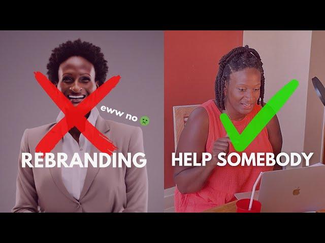 Stop Rebranding and HELP Somebody! | Black women coaches