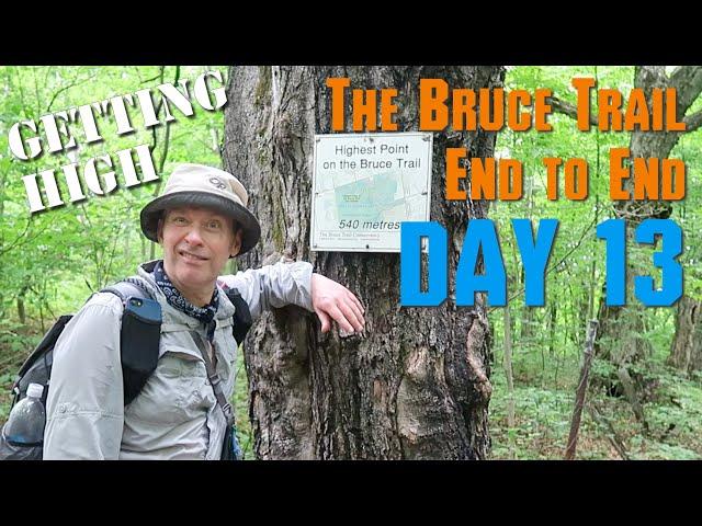 The Bruce Trail In 25 Days - #13 - Nottawasaga Bluff to Blue Mountain