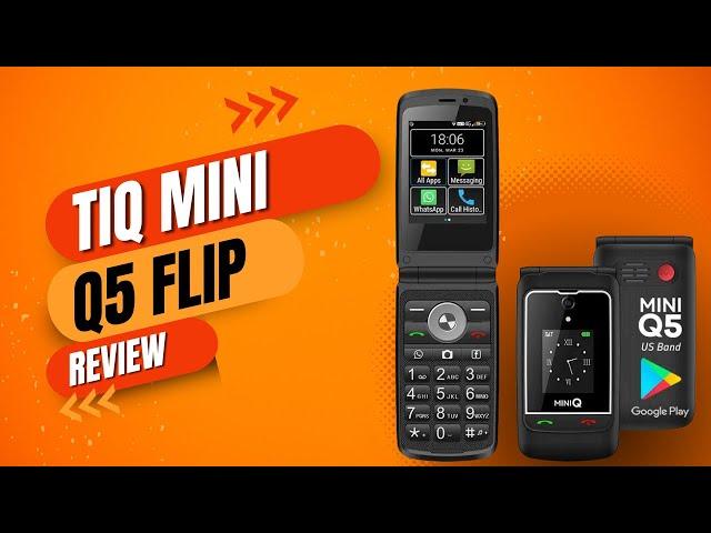 TIQ Mini Q5 Review || Best Smart Flip Phone for 2023!