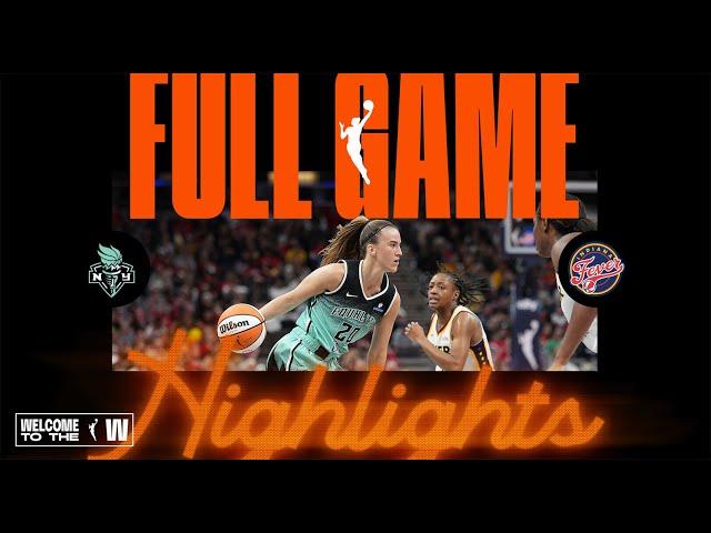 New York Liberty vs. Indiana Fever | FULL GAME HIGHLIGHTS | May 24, 2025