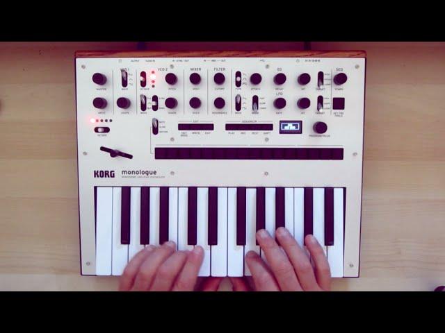 Korg Monologue - Electro Soundpack Vol. 1 - Presets walkthrough