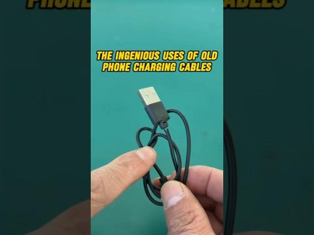 The Ingenious Uses of Old Phone Charging Cables #diy #lifehacks