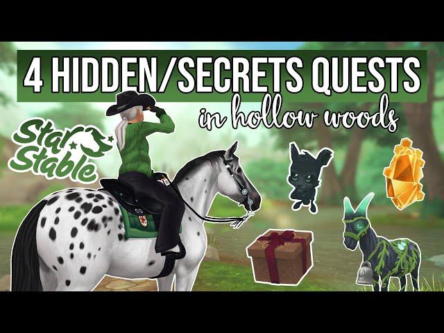 4 Hidden/Secret Quests in Hollow Woods! // Star Stable Online