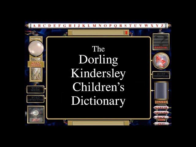 The Dorling Kindersley Children's Dictionary - All Alphabet Index Animations