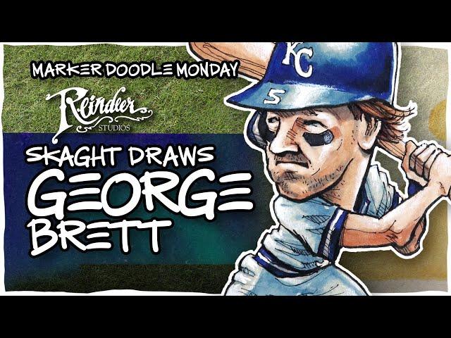 George Brett | Marker Doodle Monday