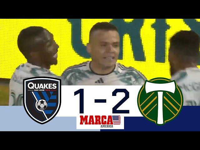 “Cabecita” Rodríguez gives the victory to the Timbers I San José 1-2 Portland I Highlights I MLS