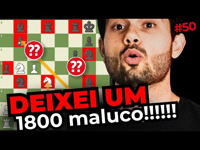 O ataque foi tão forte que o 1800 ficou maluco!! SpeedRun Xadrez Online #ep50