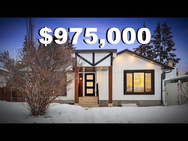 Tour this extensively renovated bungalow in CENTRAL Calgary | Luxury Tours