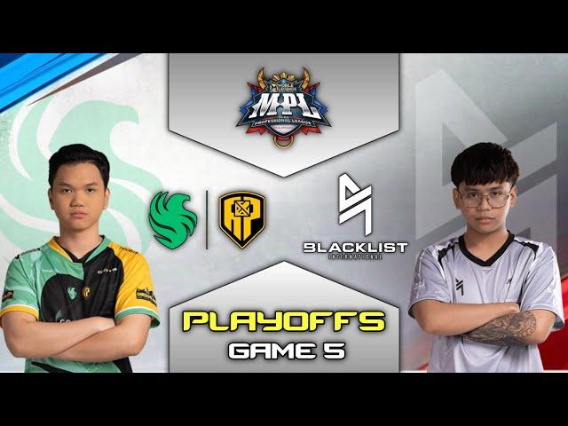 FALCONS AP BREN vs BLACKLIST GAME 5 | MPL PH S14 PLAYOFFS